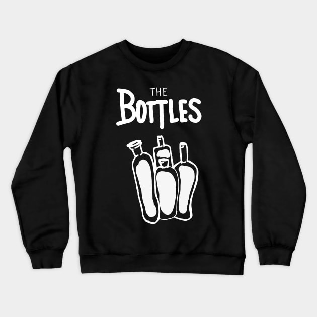 The bottles music band Crewneck Sweatshirt by Luwa Apparel